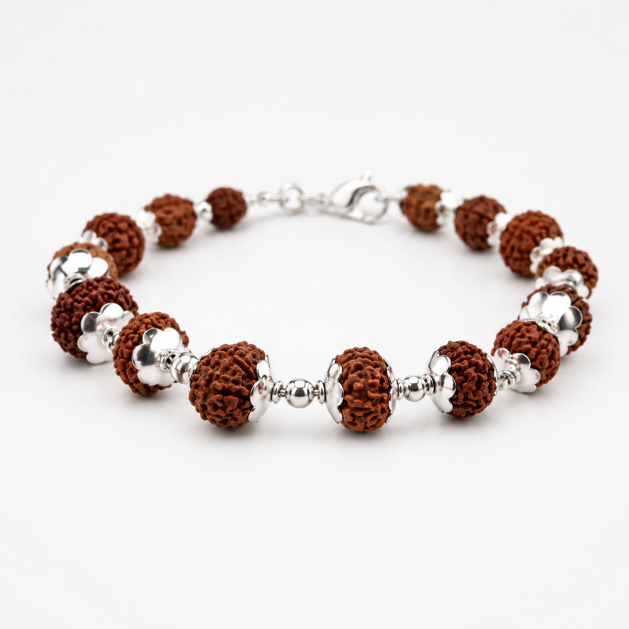 Siddh Bracelet – Small Indonesian Rudraksha Beads