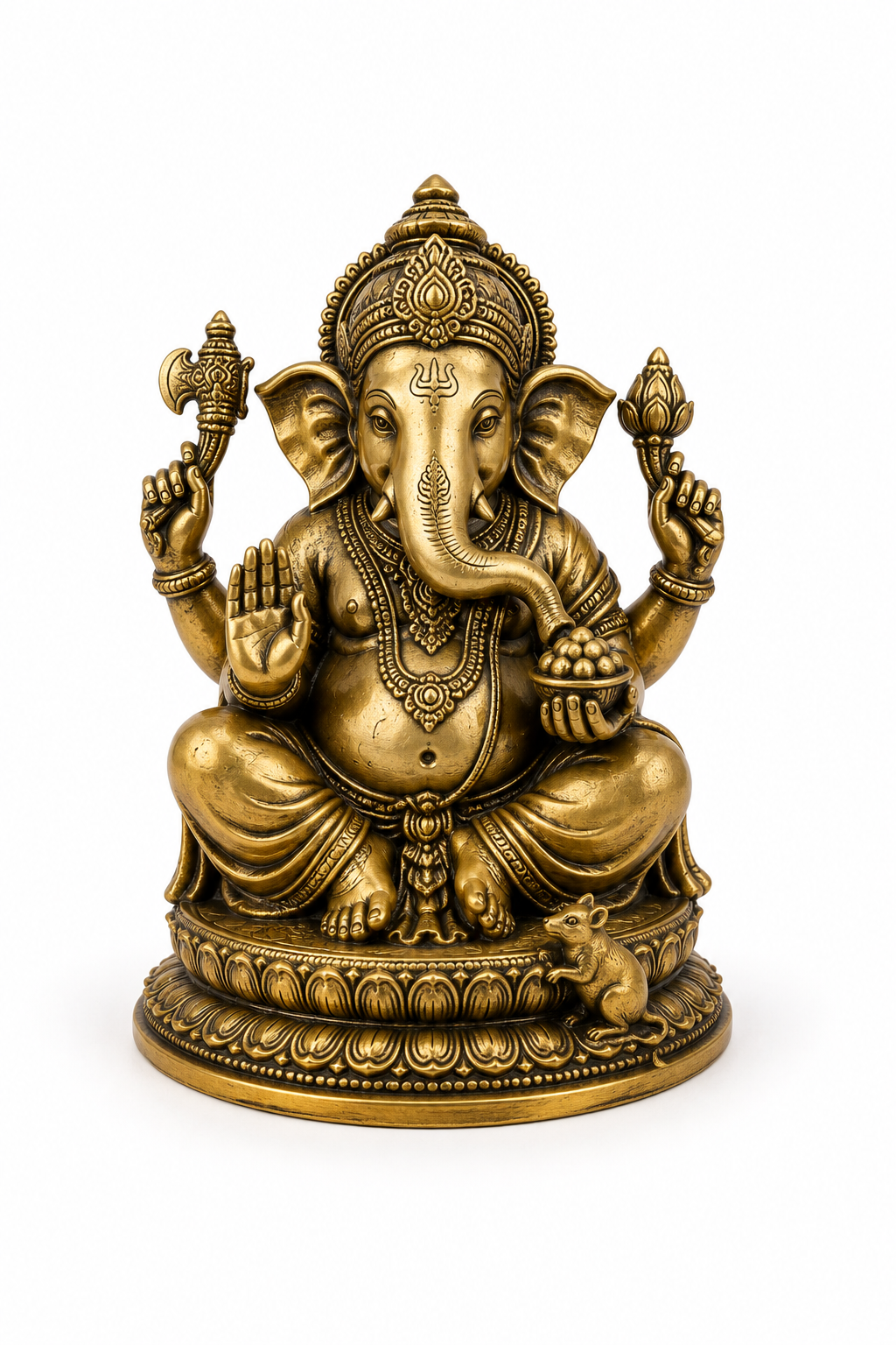 Brass Lord Ganesha Idol